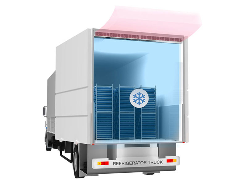 Lama d'aria per camion refrigerato